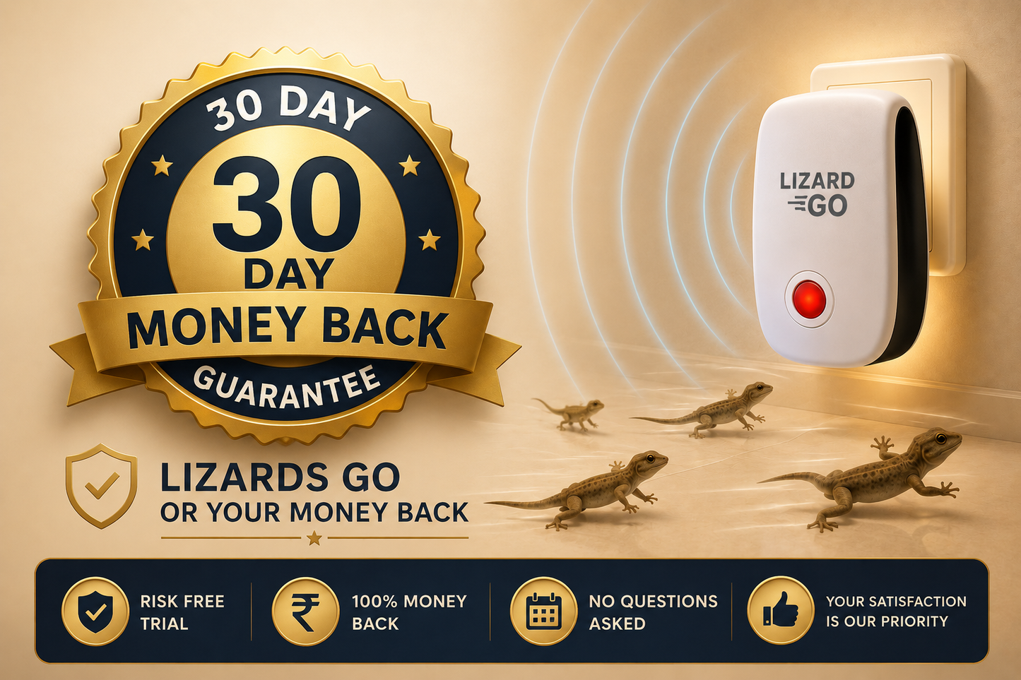 Lizard Go By Belora Home (Buy 1 Get 1 Free)