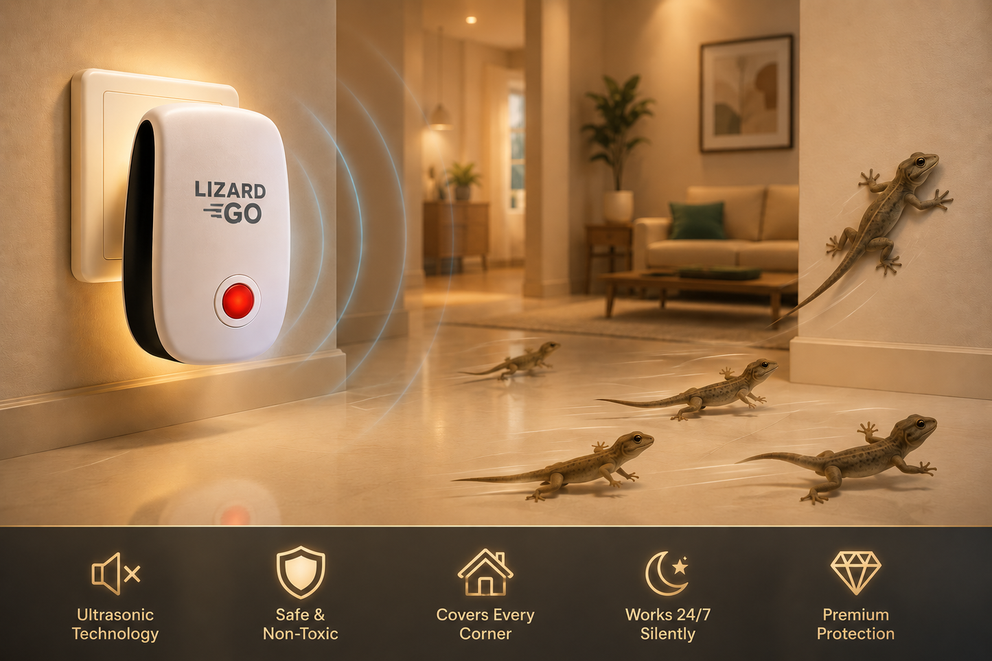 Lizard Go By Belora Home (Buy 1 Get 1 Free)