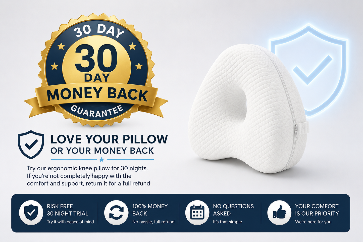 Knee Pillow By Belora Home